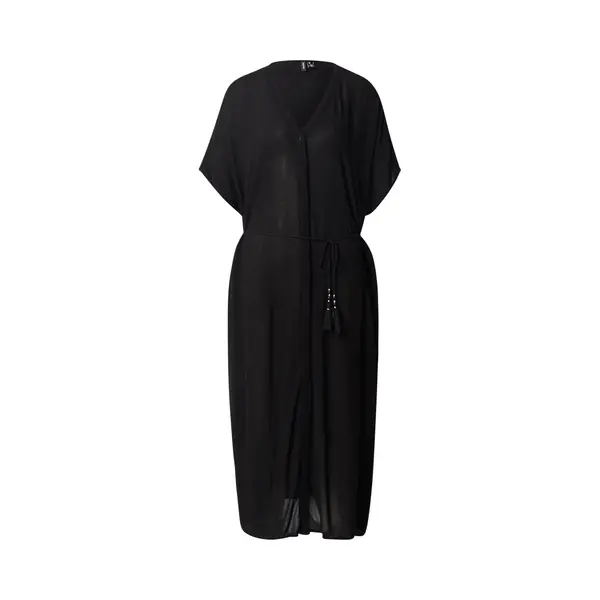 Vero Moda - Vmbente Ss Wide 7/8 Shirt Dress Wvn Ga - Dames - Maxi Jurken thumbnail