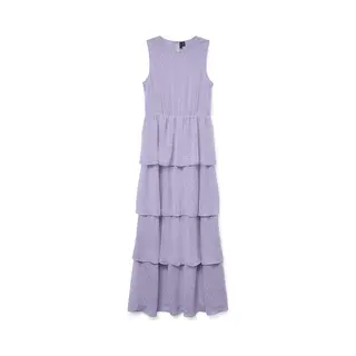 Vero Moda - Vmmelisa Sl Layer Maxi Dress Wvn Ga - Dames - Maxi Jurken