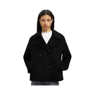 Selected Femme Damen Slfalma Lano Jacket Noos, Black, Numeric_34