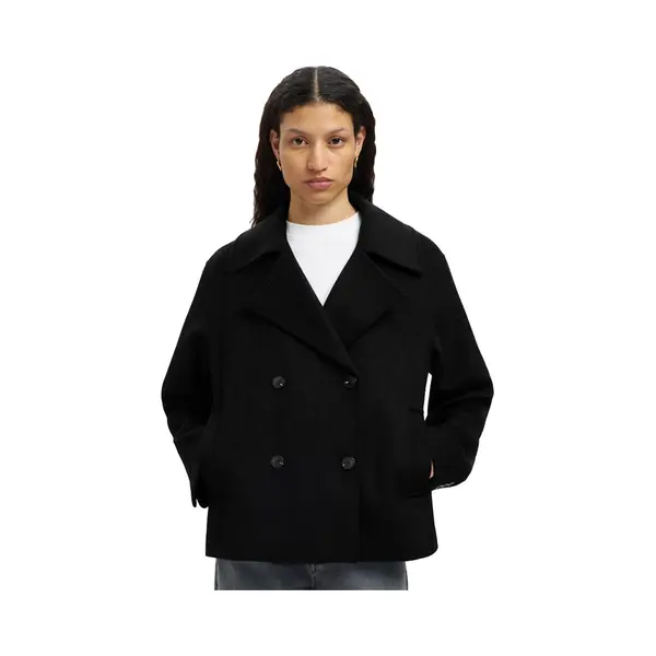 Selected Femme Damen Slfalma Lano Jacket Noos, Black, Numeric_34 thumbnail