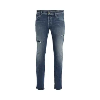 Jack & Jones Herren Jeans Jjiglenn Jjcole - Low Waist - Slim Fit - Blau