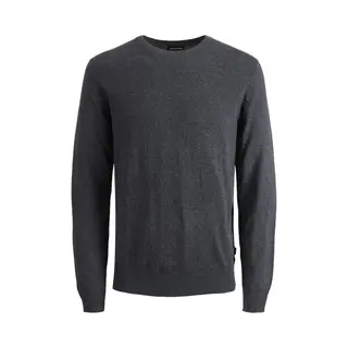 Jack & Jones - Heren Trui Emil Knit Crew Neck - Grijs - Maat M