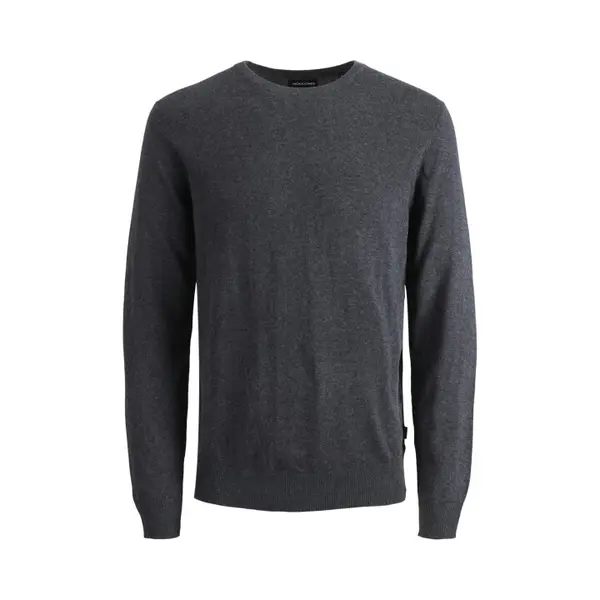 Jack & Jones - Heren Trui Emil Knit Crew Neck - Grijs - Maat M thumbnail