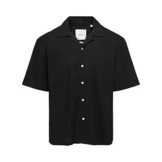 Only & Sons Overhemd Onsreid Reg 0571 Resort Shirt 22036358 Black Mannen Maat - L