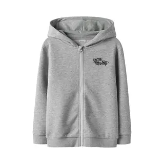 Name It Sweatvest 'Nkmben' Grijs Gemêleerd / Zwart