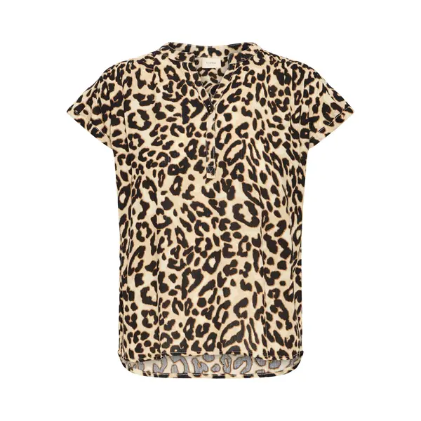 Fransa, Damen, Blusen, Ease 1, Mehrfarbig, Braun, (L) thumbnail