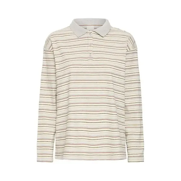Polo-Shirt, Langarm, Damen Ichi Becky thumbnail