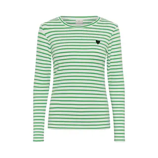 Kaffe Shirt 'KALiddy' Groen / Wit