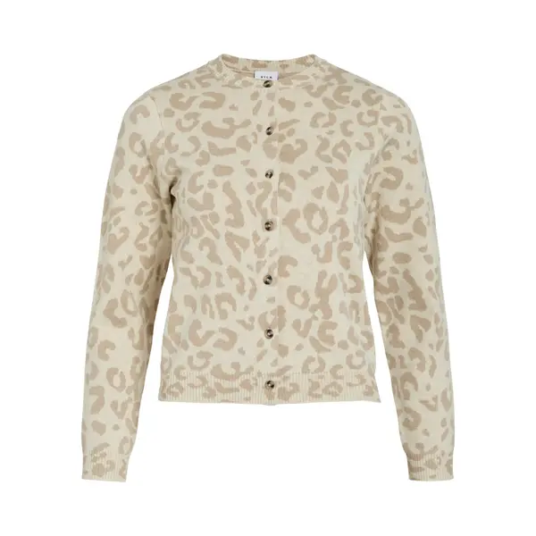 Vila Gebreid Vest 'VIMayas' Camel / Lichtbeige thumbnail
