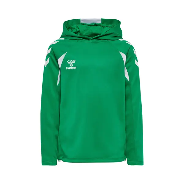 Hummel, Unisex, Pullover, HmlCORE 2.0 Hoodie Kids, Mehrfarbig, Weiss, Grün, (128) thumbnail