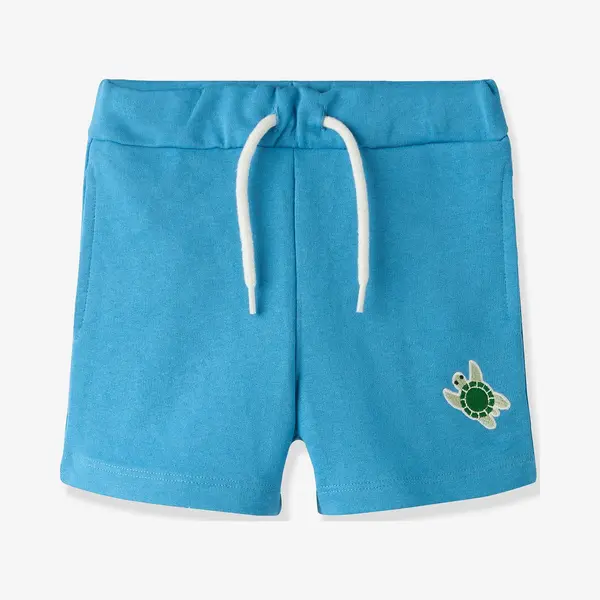 Jongen Short Elastische Taille Name It Borduursel Azuurblauw thumbnail