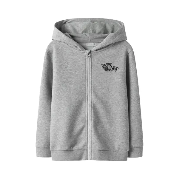 Name It Sweatvest 'Nkmben' Grijs Gemêleerd / Zwart thumbnail