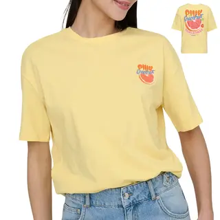 Only Kurzarmshirt Onlbolette Life S/S Top Box Cc Jrs Mit Auffälligem Print