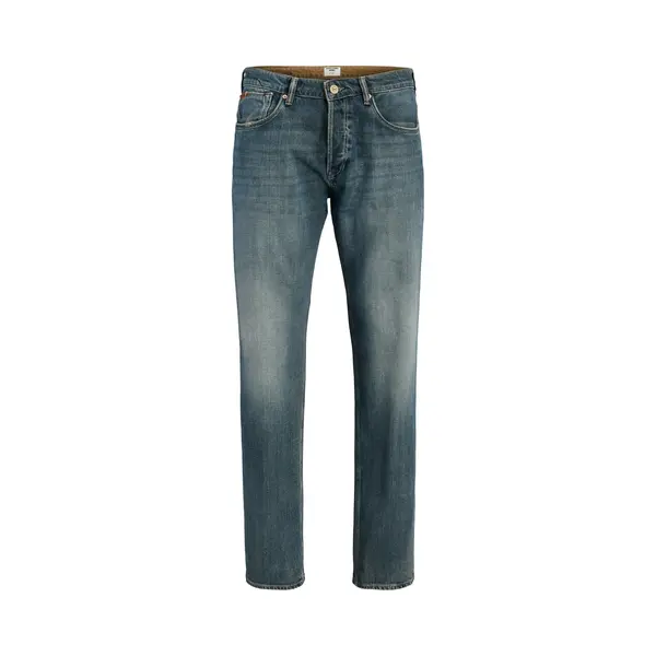 Jack & Jones Herren Jeans Jjimike Jjwells - Mid Waist - Tapered Fit - Blau thumbnail