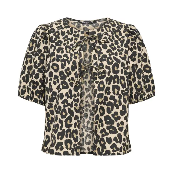 Only Blouse 'Onljenna' Beige / Sand / Zwart thumbnail