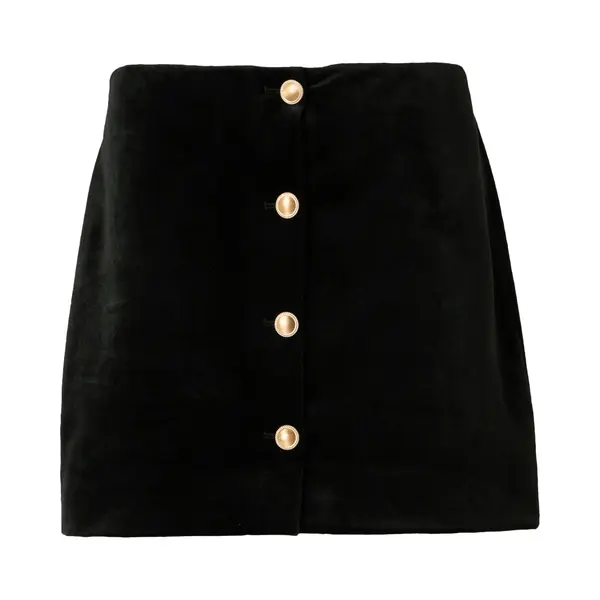 Only - Onlelsy Life Hw Short Velvet Skirt Tlr - Meisjes - Rokken thumbnail