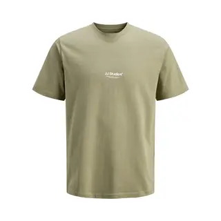 Jack & Jones Shirt 'Jjesoho' Olijfgroen / Wit