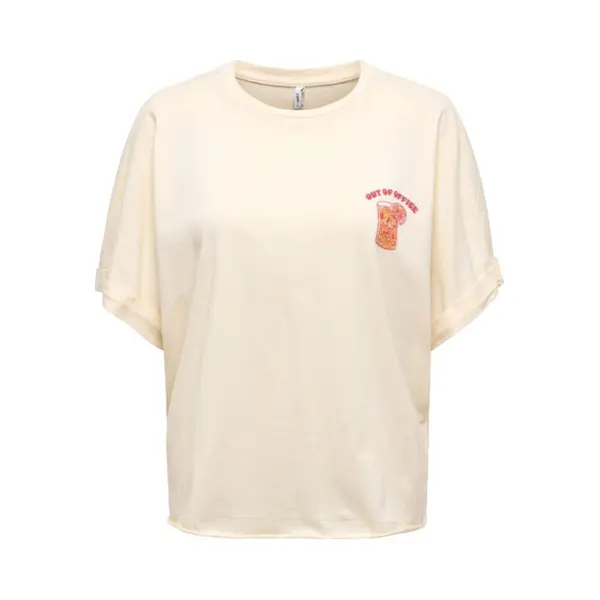 Only Bedrukt T-shirt Met Korte Mouwen thumbnail