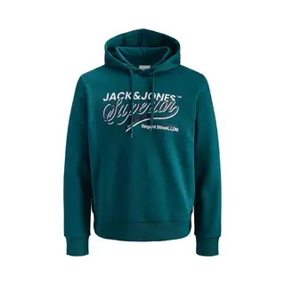 Jack & Jones Sweatshirt Donkerblauw / Petrol / Wit