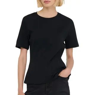 Jacqueline De Yong T-shirt Jdyeva S/s Top Jrs 15370716 Black Dames Maat - Xl