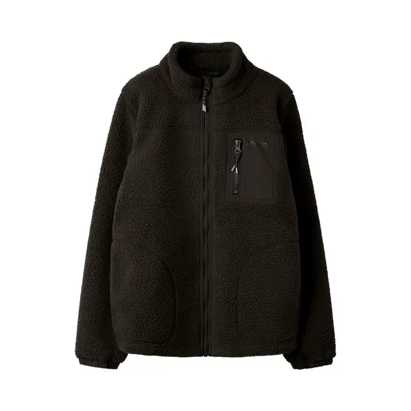 Name It Fleece Jas 'NKMMiller' Chocoladebruin thumbnail