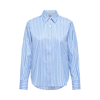 Only Blouse 'ONLLyra' Blauw / Wit