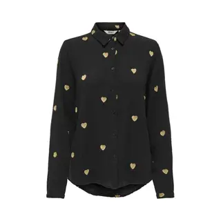 Only - Onlnoella-Mia L/S Kiss Shirt Wvn Cs - Meisjes - Blouses