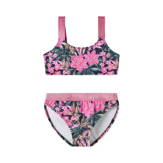 Name It Bikini 'Nkfzeria' Donkerblauw / Lichtgroen / Oranje / Lichtroze
