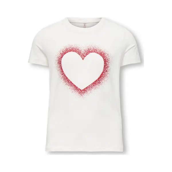 Only Girls Shirt 'Kogcandy' Robijnrood / Wit thumbnail