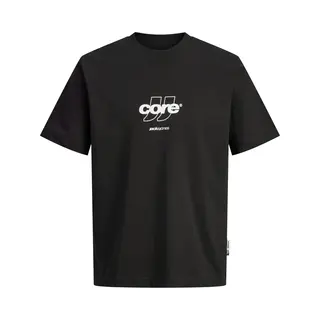 Jack & Jones Shirt 'JCOClub' Zwart / Wit