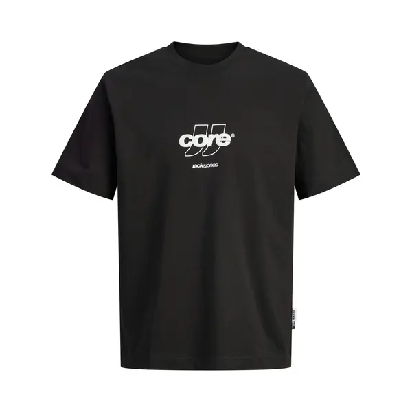 Jack & Jones Herren Rundhals T-Shirt Jcoclub Front Print Tee Ss Crew Neck - Relaxed Fit thumbnail