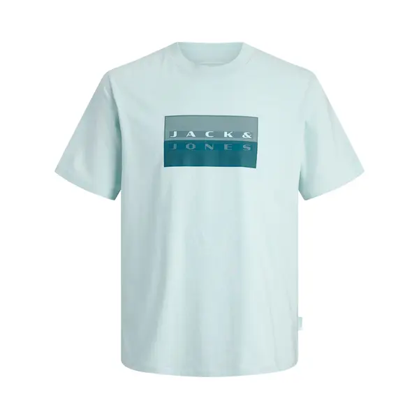 Jack & Jones Junior Shirt 'Jcofusion Dots' Grijs / Mintgroen / Spar / Wit thumbnail