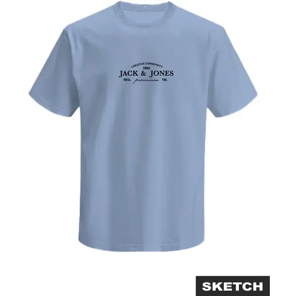 Jack & Jones Jack&Jones Plus - Jprblakevin Ss Tee Fst Pls Plus - Heren Plus - T-shirts thumbnail
