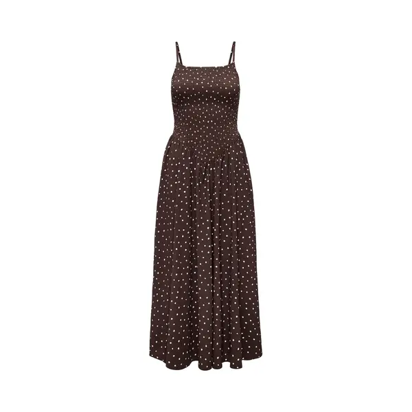 Only - Onlmolly S/L Long Dress Jrs - Meisjes - Maxi Jurken thumbnail