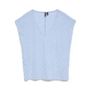 Vero Moda - Vmvania Cs V-Neck Top Jrs - Dames - Blouses