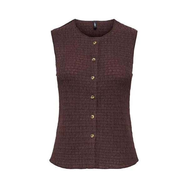 Only Jerseyweste "Onlilse S/L Structure Vest Jrs Noos" Kunstfaser, Rundhalsausschnitt thumbnail
