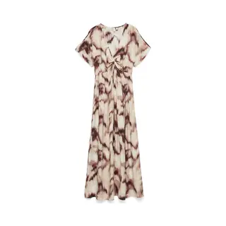 Vero Moda - Vmkaterina Ss V-Neck Ankle Dress Wvn Btq - Dames - Maxi Jurken