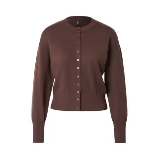 Only Gebreid Vest 'Onlmio' Donkerbruin