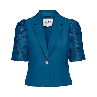 Only Blazer Onlrifika-mellie S/s Blazer Tlr Cs 15372800 Dark Blue Dames Maat - W36
