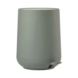 Zone Denmark Nova Bathroom Bin, Cosmetic Bin, Bathroom Waste Bin, Diameter 23 Cm, Height 29 Cm, Capacity 5 Litres, Olive Green (Green)