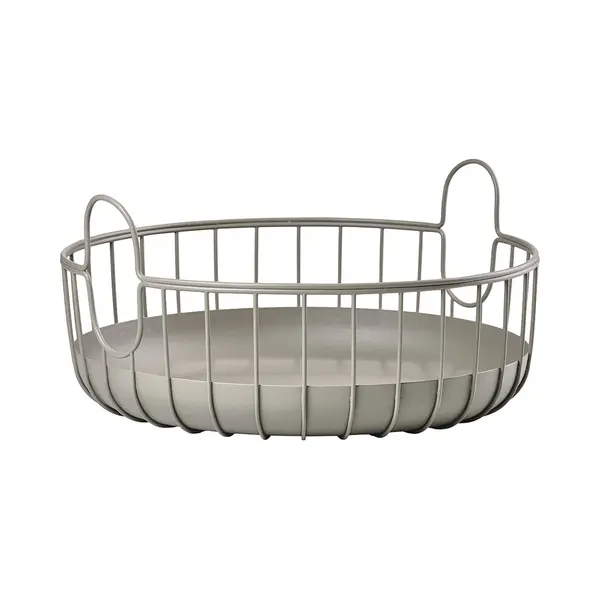 Zone Denmark Inu Korb Aus, Kleiner Korb Mit Henkel/Handgriffe, Aufbewahrungskorb Metall Für Badezimmer, Küche, Tisch, Hübscher Metallkorb, Durchm. thumbnail