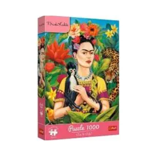 Trefl Puzzle Premium Plus Quality Frida Kahlo, Portret W Dżungli 1000 - Premium Plus Quality-puzzel Frida Kahlo, Portret In De Jungle 1000