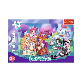 Trefl 14315 Maxi Vrolijke Enchantimals 24-delige Puzzel Voor 3+ Jaar (24 onderdelen)