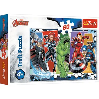 Trefl - Puzzles - "60" - The Avengers Invincible / Disney Marvel The Avengers