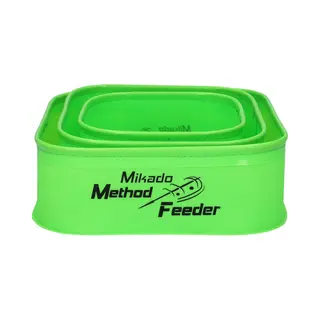 Mikado Carp Mikado Method Feeder Set Mit 3 Eva Köderboxen Bait Bowl Futterwanne Köderwanne
