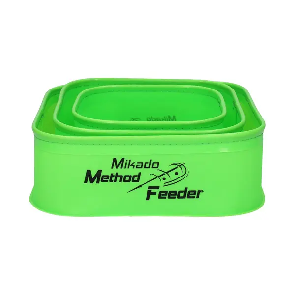 Mikado Carp Mikado Method Feeder Set Mit 3 Eva Köderboxen Bait Bowl Futterwanne Köderwanne thumbnail