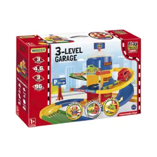 Wader Bouwpakket Play Tracks Garage Junior 68-delig