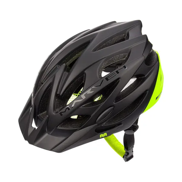 Meteor - Fietshelm - Marven M 55-58 Cm Zwart/groen thumbnail