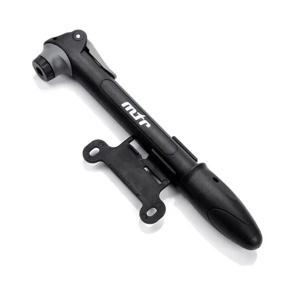 Meteor Portable High Pressure Mini Bike Hand Pump For Road Bicycle Mountain Bike Mtb Frame Presta And Schrader Suitable Connector Stored Fully Inside thumbnail