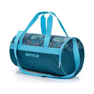 Meteor Gym Duffel Cabin Holdall Bag - Lightweight Sports Luggage With Shoe Compartment, Shoulder Strap, Underseat Hand Size For Travel Workout Weekend